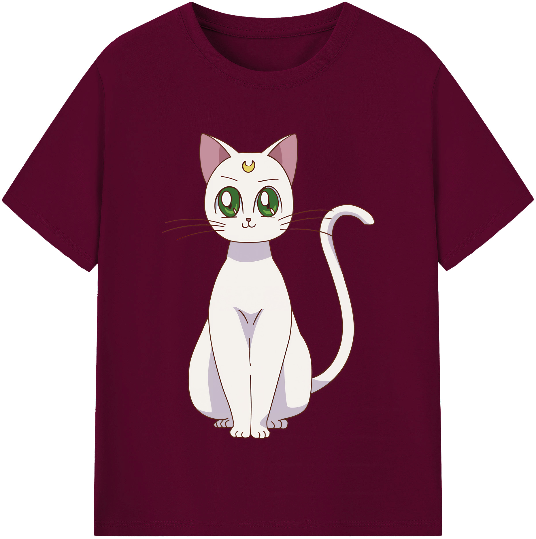（画像用） 美少女戦士セーラームーン Sailor Moon レディースカジュアルプリントTシャツ（綿100％）